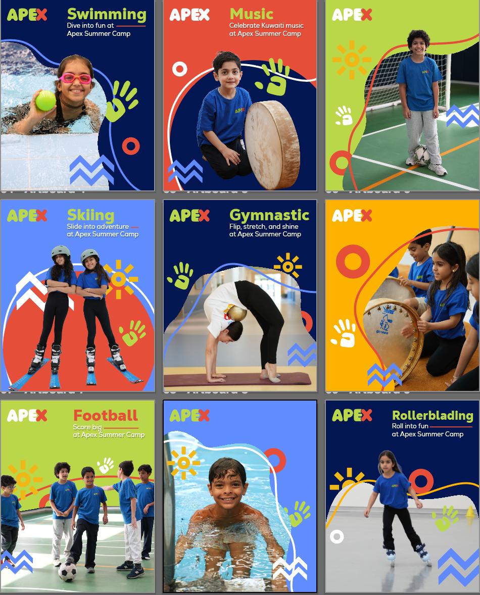 Apex Camp Kuwait kids activity moment